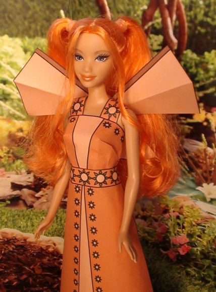 Elaine Orange Barbie