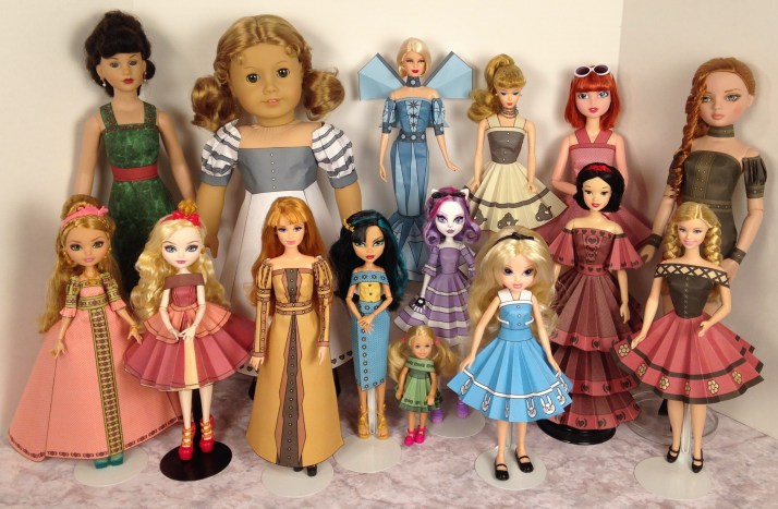 Printable Doll Clothes Megapack