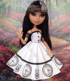 Cerise Hood White Rabit Printable Doll Clothes