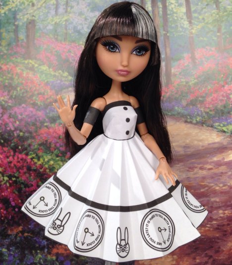 Cerise Hood White Rabbit Printable Doll Clothes